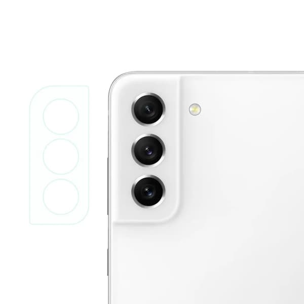 Samsung Galaxy S21 FE 5G linsskydd i härdat glas Svart