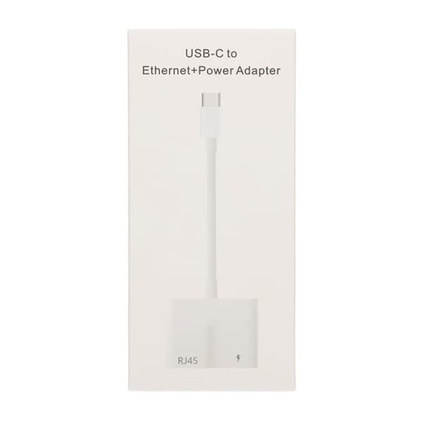 USB-C till Ethernet + USB C