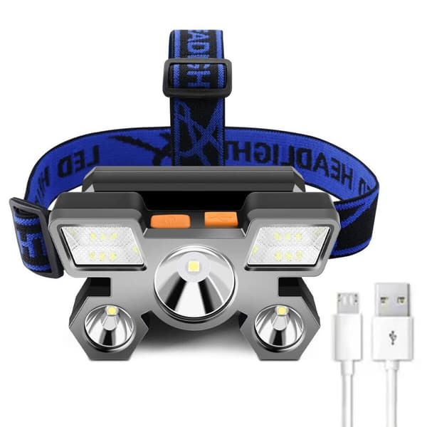 Headlamp LED Camping Rechargeable 5 Lamps
