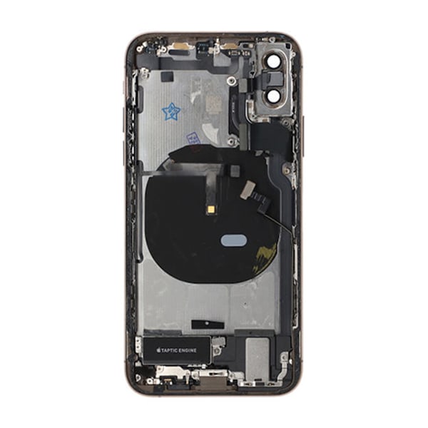 iPhone XS Baksida med Komplett Ram - Guld