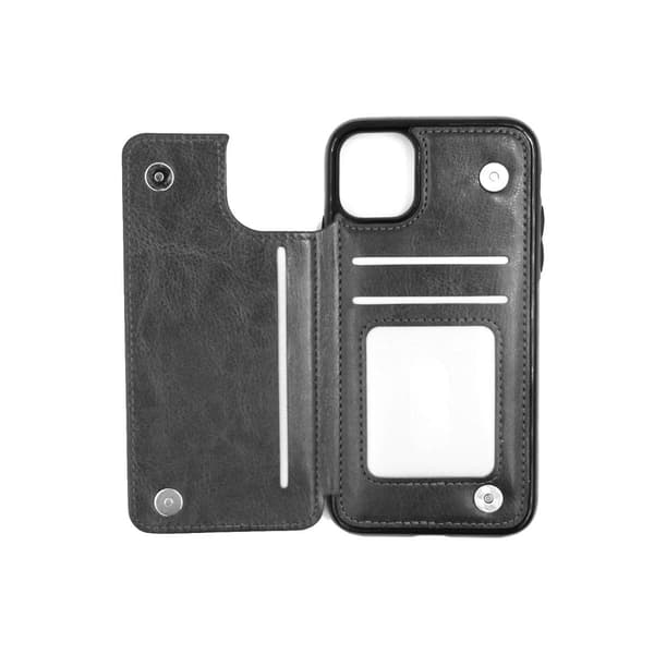 iPhone 11 Pro Max Case with Card Slot - Black