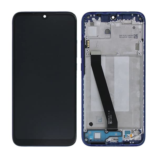 Xiaomi Redmi 7 Skärm med LCD Display - Blå
