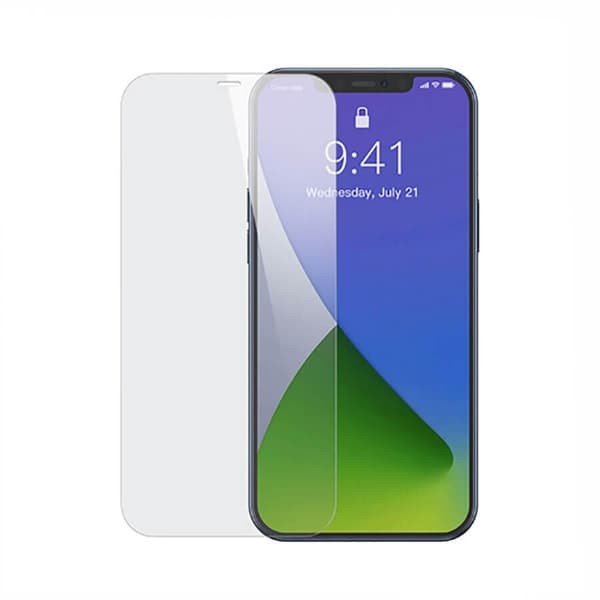 Baseus 2xSkärmskydd i Härdat Glas för iPhone 12 Mini - Vit Svart