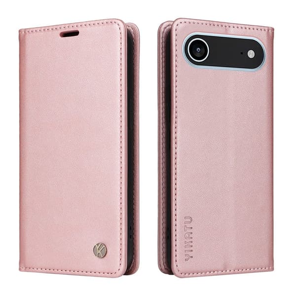 YIKATU iPhone Air Wallet Cover - Rose Gold