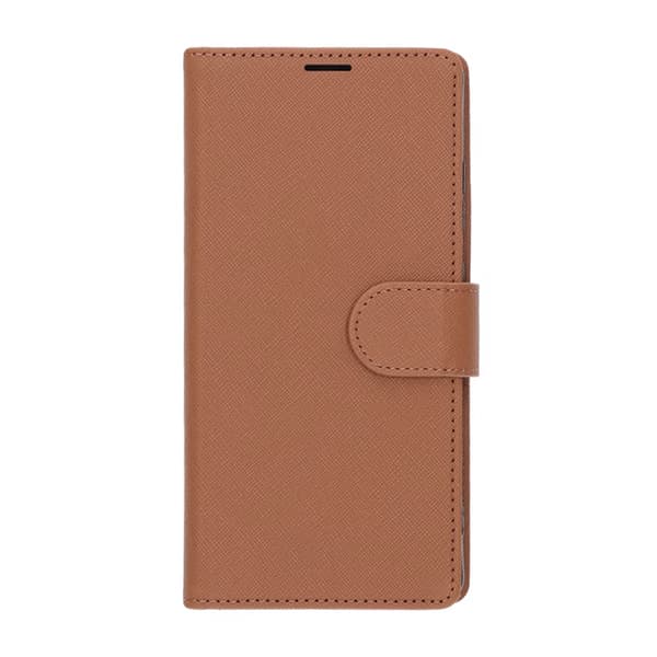 Samsung Galaxy S25 Ultra Plånboksfodral med Stativ - Brun
