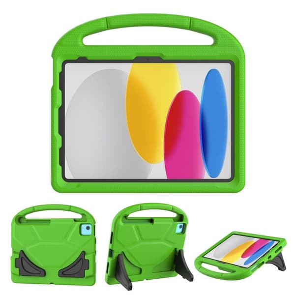 iPad A16 11" 2025/10.9" 2024 EVA Case with Kickstand & Handle - Green