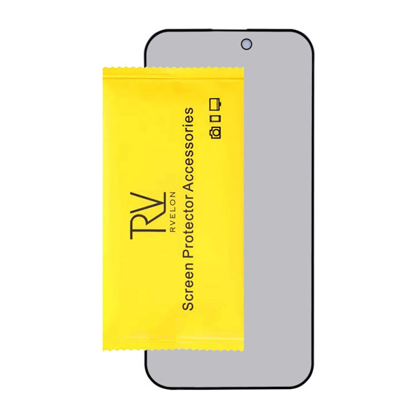 Screen Protector iPhone 16 Pro and 17 Full Coverage Privacy Tempered Glass