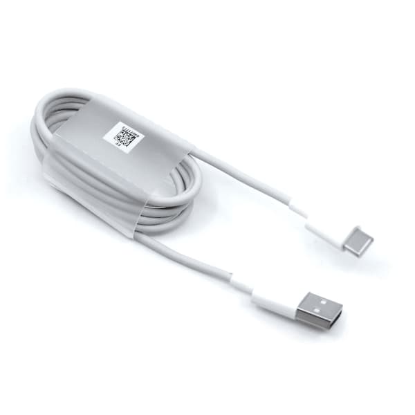 Original Huawei USB-C Laddningskabel, 1m - Original - Vit Svart