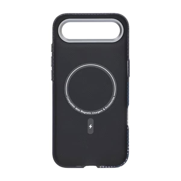 Aramid Fiber Mobile Case for iPhone Air - Blue with Grid