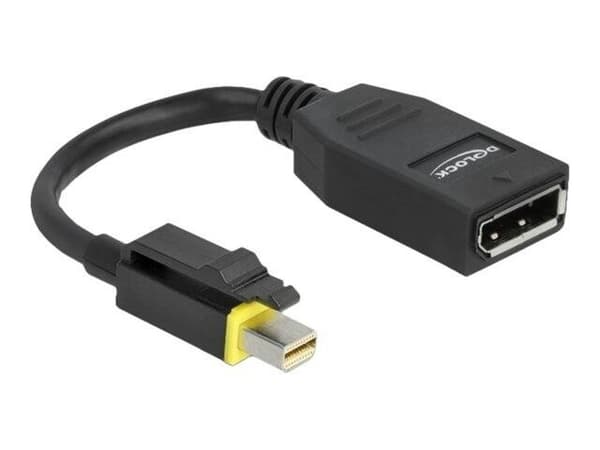 Delock Mini DisplayPort to DisplayPort adapter with latch 8K @ 60Hz