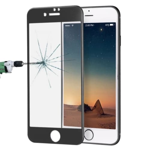 ENKAY 9H härdat glas, helskydd för iPhone 7/8/SE 2 (svart) Svart