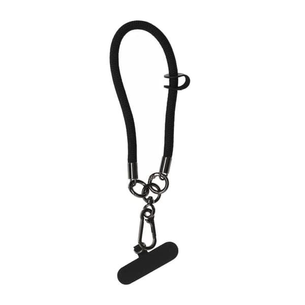 Universal phone case lanyard short rope 0.8mm Black