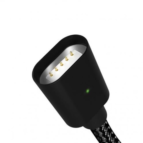 SiGN Magnetkabel 3-i-1 USB-C, Lightning, Micro-USB 2.4A 1 m -