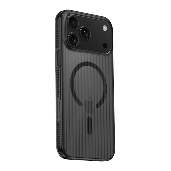 iPhone 17 Pro Case Corrugated with Magsafe Rvelon - Black