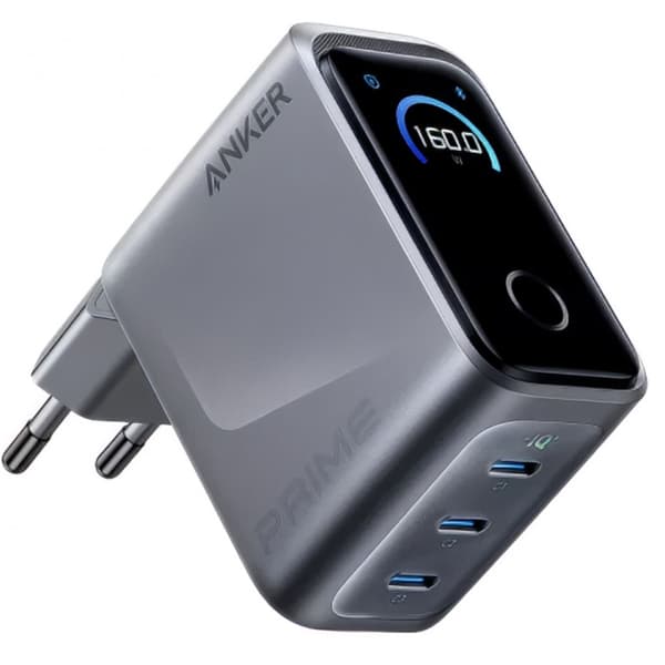 Anker Prime Wall Charger 160W 3xUSB-C – Gray