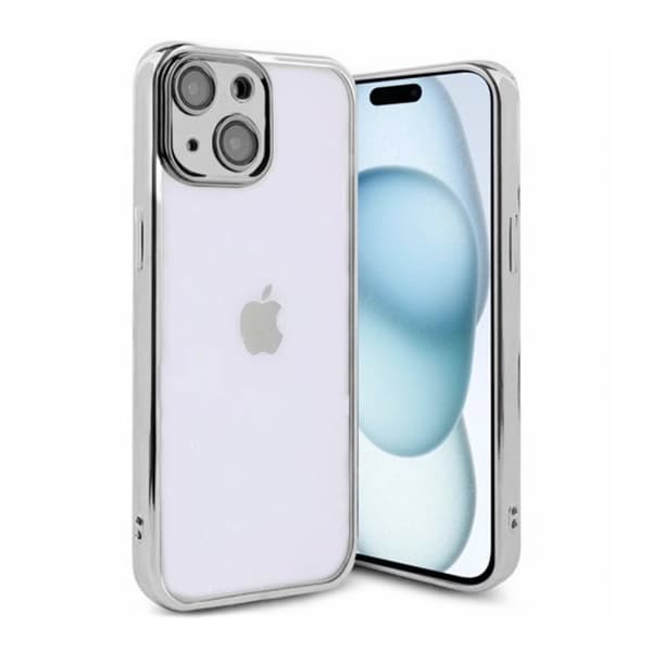 Luxury Phone Case iPhone 15 - Silver