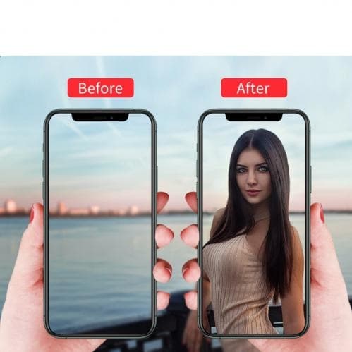Kameralinsskydd Härdat Glas för iPhone 11 Pro / 11 Pro Max Svart
