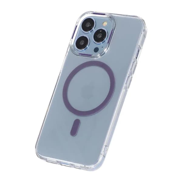 iPhone 14 Pro Shockproof Phone Case with Magsafe - Purple