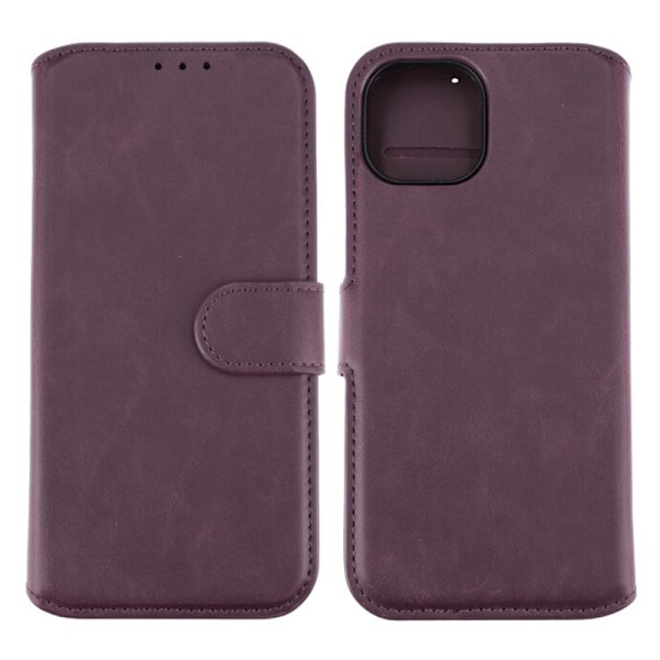 iPhone 15 Plånboksfodral Magnet Rvelon - Lila