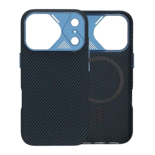 Amru Water Print Phone Case - iPhone 17 Pro Max Blue