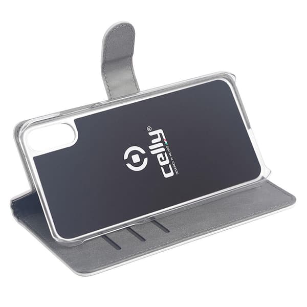 Celly Wally Plånboksfodral för iPhone 11 Pro Max - Vit Svart