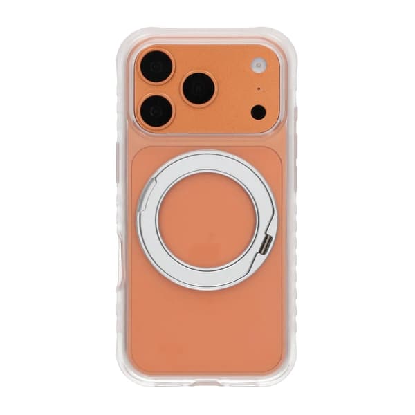 Armor Matte Frosted Magnetic Case with 360° Rotatable Kickstand - iPhone 17 Pro Max/18 Pro Max White