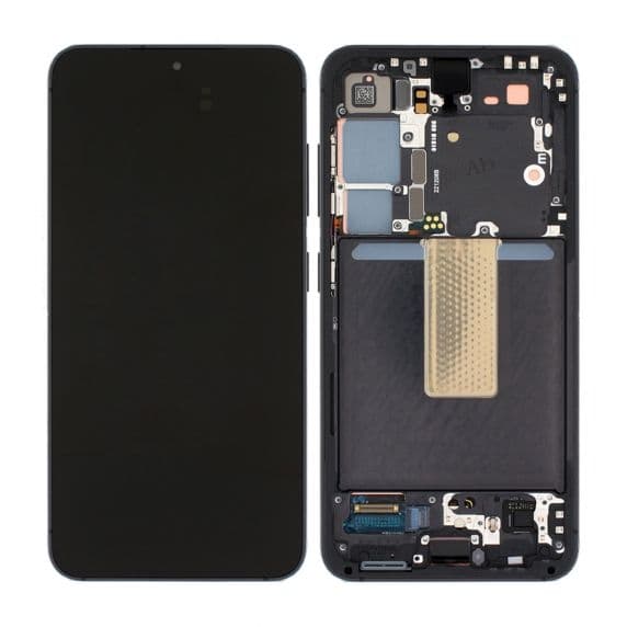 Original Samsung Galaxy S23 Skärm med LCD Display - Svart Svart