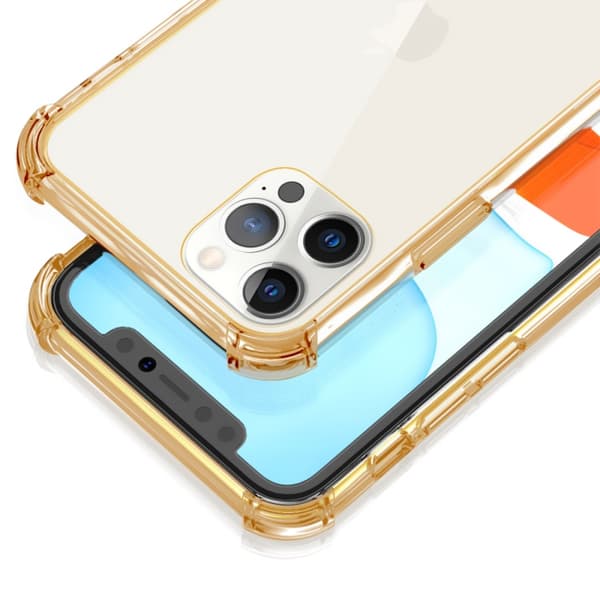Shockproof Skal för iPhone 12 Pro Max Hög kvalité - Guld Svart