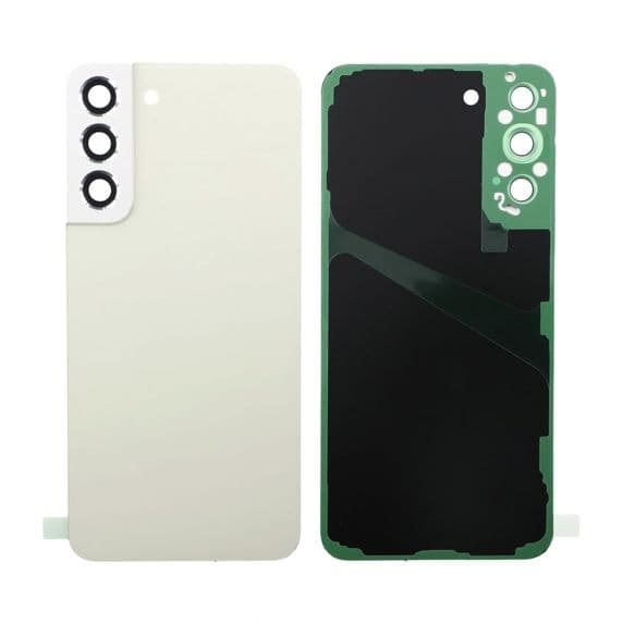 Samsung Galaxy S22 Plus Baksida med tejp - Cream Svart