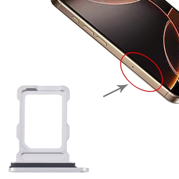 iPhone 16 Pro and 16 Pro Max SIM Card Holder - White