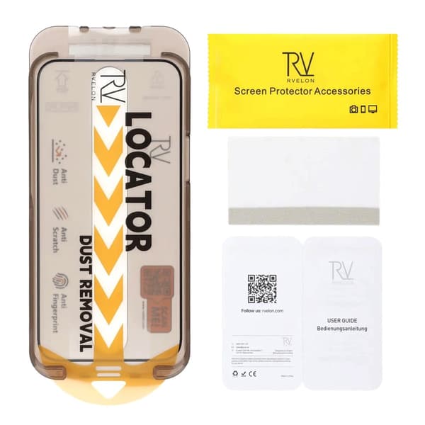 Screen Protector for iPhone 14 Pro Max/15 Plus/16 Plus – 2.5D High Aluminum Tempered Glass RV Bulk For Frame