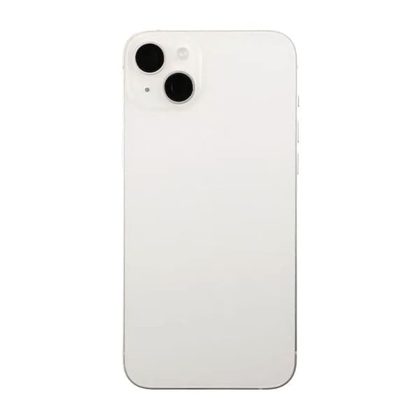 iPhone 14 Plus Baksida med Komplett Ram - Vit