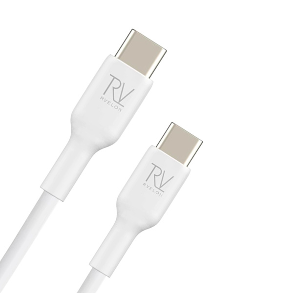 Rvelon USB-C Charging Cable 60W Fast Charging 2m - White