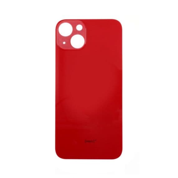 iPhone 13 Baksida Glas med tejp - Röd Svart