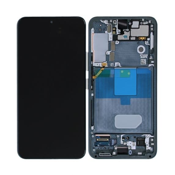 Original Samsung Galaxy S22 Skärm med LCD Display  - Grön Svart