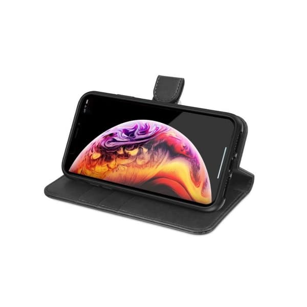 iPhone 11 Pro Max Pung Taske med Stativ - Sort