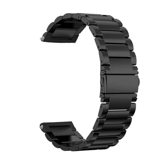 Samsung Gear S3 Frontier/Classic etc. Stainless Steel Watch Strap - Black