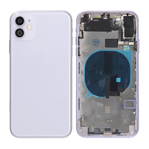 iPhone 11 Back Cover with Full Frame Premium - Purple