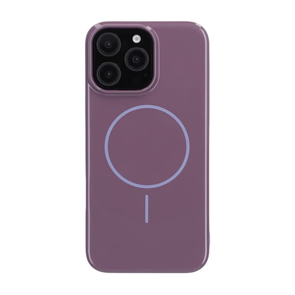 iPhone 16 Pro Max Skal MagSafe, Blankt Enfärgat - Lila