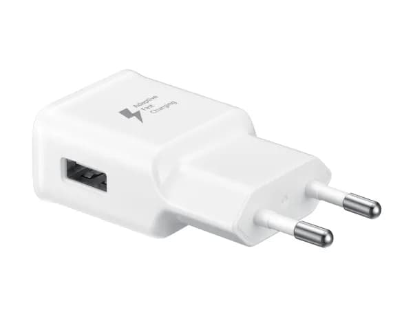 Original Samsung USB-A Snabbladdare EP-TA20, 15W - Vit Svart