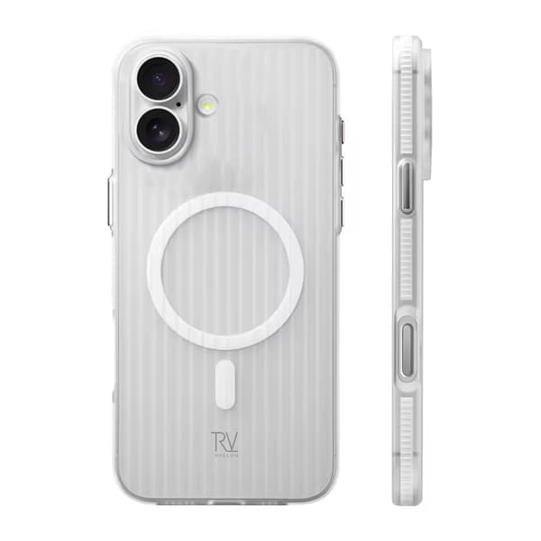 Rvelon Corrugated Magsafe Mobile Case for iPhone 17 - White