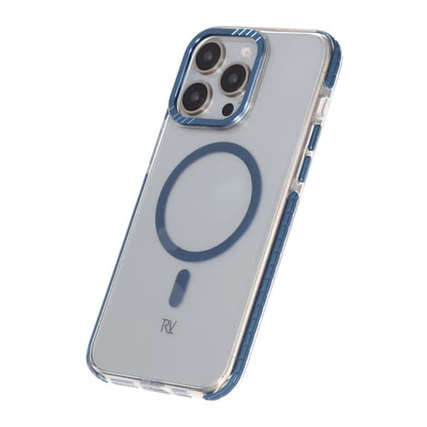 iPhone 15 Pro Max Rvelon Mobile Case Magnet Reinforced - Blue