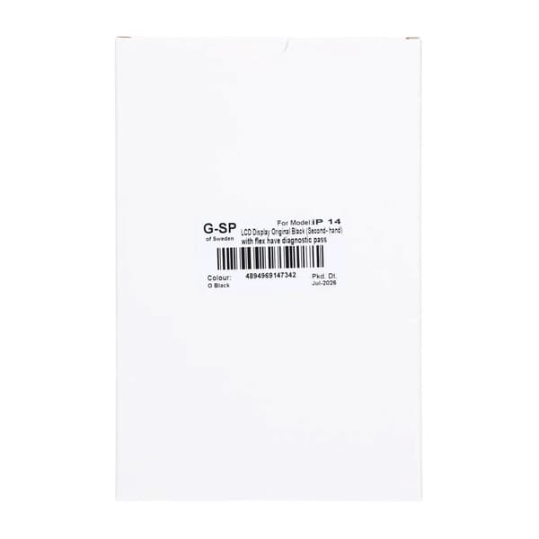 iPhone 14 LCD Display Original Black (Second- hand) with flex have diagnostic pass