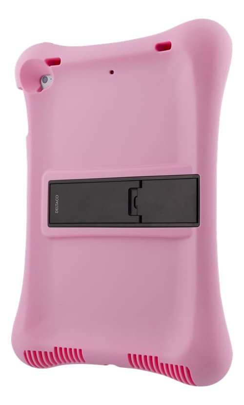 SiGN Silicone Case with Stand for 10.2-10.5" iPad Tablets - Pink