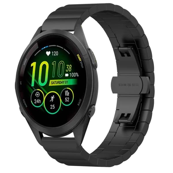 Garmin Forerunner 265S Stainless steel Watch Band - Black