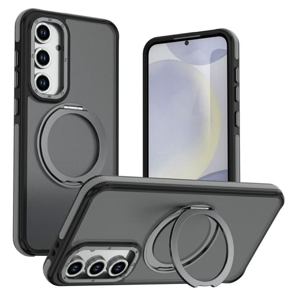 Samsung Galaxy S26 FE Cover with Magnetic Ring - Grey
