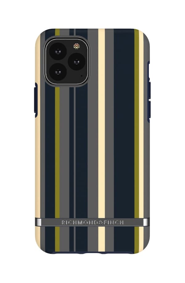 Richmond Finch Case Navy Stripes for iPhone 11 Pro Max