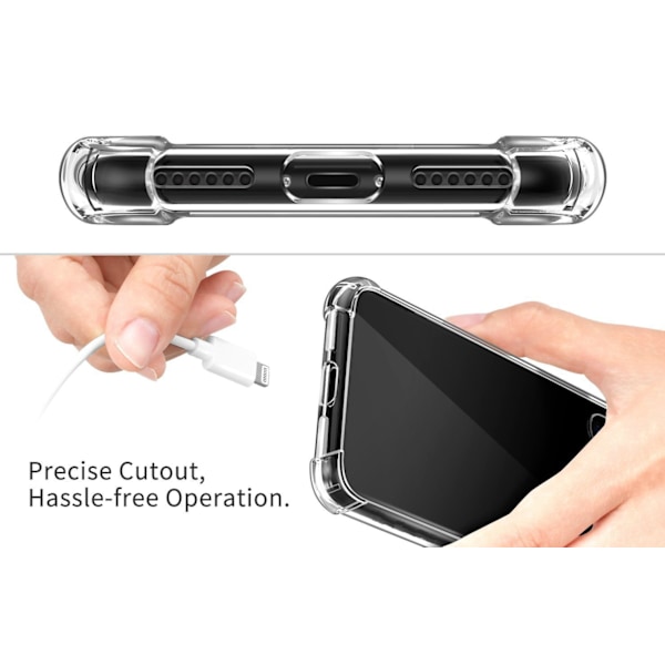 Stöttåligt Mobilskal iPhone X/XS - Transparent