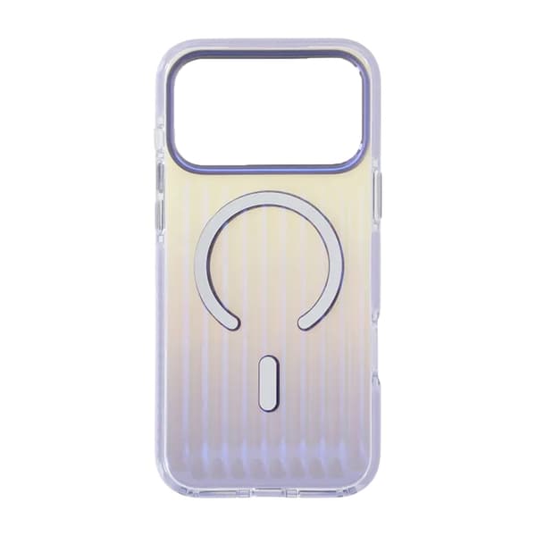 Corrugated MagSafe Mobile Case for iPhone 17 Pro Max - Light Purple