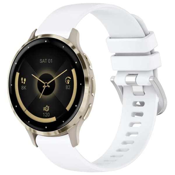 Garmin Venu 3S Silicone Watch Band - White